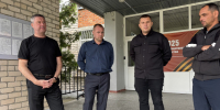 Глава Клинцовской городской администрации Сергей Юрьевич Евтеев провел рабочую встречу с представителем подрядной организации по вопросу проведения работ по капитальному ремонту спортивной площадки МБОУ-СОШ Nº9 им. А.Г. Карлова.. - Администрация г. Клинцы