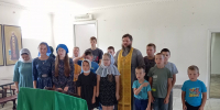 Клинцовское благочиние. Занятие в воскресной школе храма во имя Святителя Николая Чудотворца с. Смотрова Буда - Клинцовская епархия