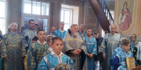 Богослужение в Неделю 12-ю по Пятидесятнице в Успенском храме г. Мглина - Клинцовская епархия