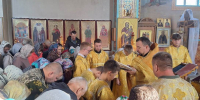 Воскресное богослужение в храме Святителя Николая г. Унеча - Клинцовская епархия