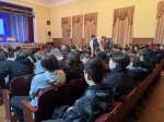 1 декабря в рамках городского студенческого фестиваля «Надежда» на базе ЦКиД «Современник» состояла встреча-беседа студентов среднего профессионального образования с врачами, посвященная Дню борьбы со СПИДом..