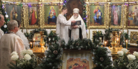 «Величай, душе моя, от Девы Бога, плотию рождшагося». Праздничное богослужение в Успенском храме г. Мглина - Клинцовская епархия