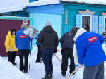Активисты «Движения Первых» оказали адресную помощь в уборке снега Галине Ивановне Афонасенко, блокаднице Ленинграда.