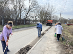 2 апреля состоялся субботник, в ходе которого была проведена уборка улицы Мира..