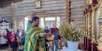 Клетнянское благочиние. «Осанна в вышних!»: богослужения Вербного воскресенья в храмах благочиния - Клинцовская епархия
