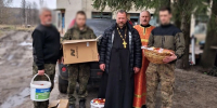 Трубчевское благочиние. Пасхальные угощения для защитников Брянского приграничья - Клинцовская епархия