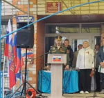 Торжественное открытие мемориальных досок.